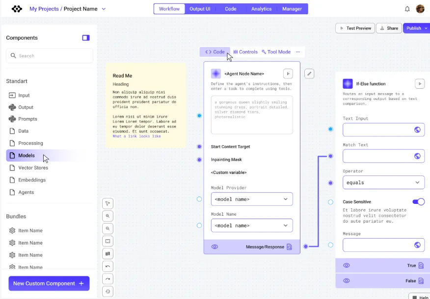 ASI:Create: building components